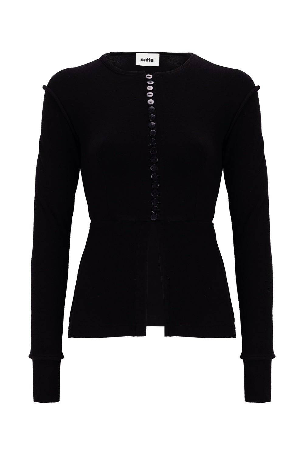 Uzun Kollu Düğmeli Üst