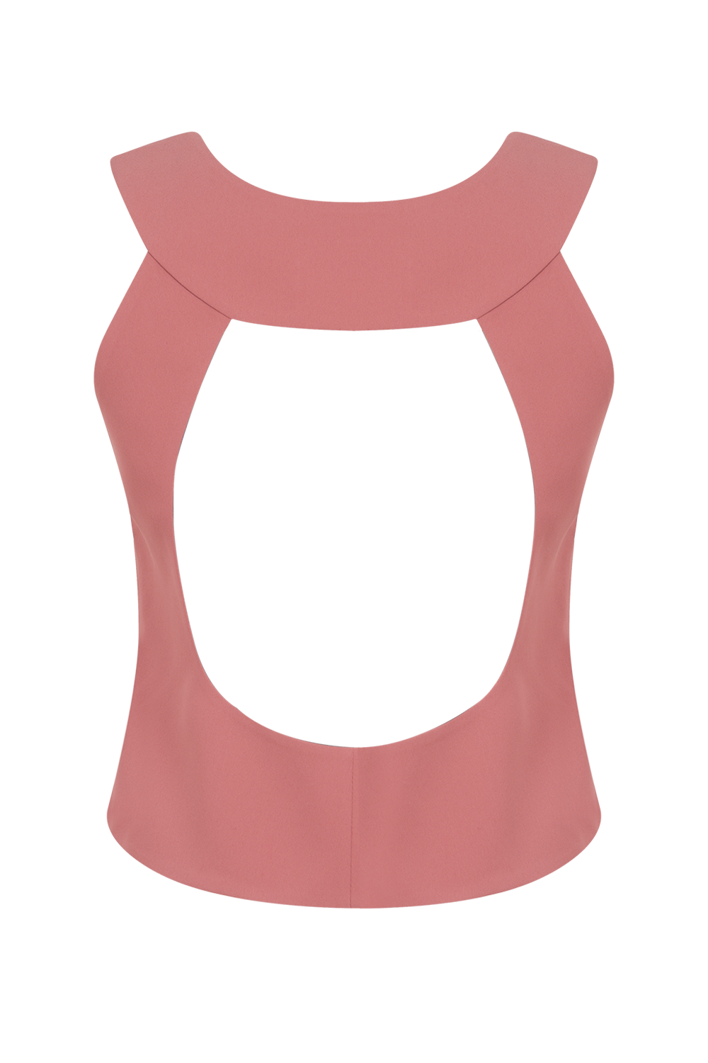 Open-back Crepe Top