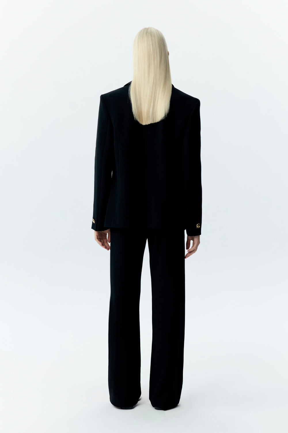 Oversized Tailored Crepe Blazer